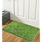 Kuber Industries PVC Artificial Grass Door Mat - 30"x 18", Green (Grass05)