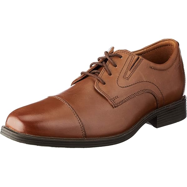 Clarks Tilden Walk Scarpe Stringate Uomo | In Pelle, Comode Ed Eleganti - Foto 7