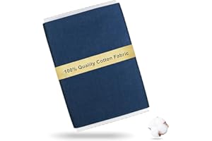 Craftido -19 Opciones- Tela 100% Craftido -43 Opciones- Tela 100% Algodón por Metros en Color Liso 44"x3yd (112x274cm) -Peso Medio 5,2oz- para Acolchado, Costura, Manualidades, Forro - Navy Peony