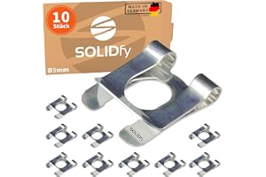 SOLIDfy® – [10x] SL-säkringar Ø 5 mm axelsäkring för vågor och bultar förzinkad SL säkring