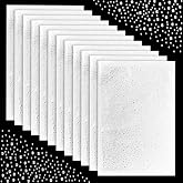 12 Sheets Iron on Rhinestone Transfer Sheets - Hotfix Crystal Stickers 2mm and 3.5mm Sparkle, Flat Round Diamond Patches for