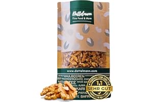 DATTELMANN FINE FOOD & MORE Walnusskerne 1kg – naturbelassen, Premium-Qualität, ideal als Snack & zum Backen, reich an Omega-3 Dattelmann