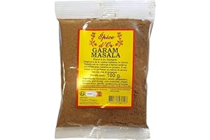 Garam Masala 100g - Epice d'Or, 100% Naturel, Sans Additifs, Sans Arôme Artificiel, Sans Conservateur