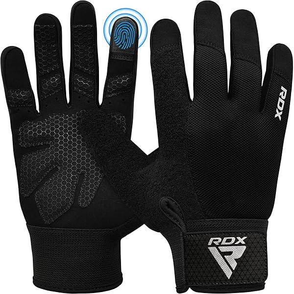 Gants De Musculation Bionic BeastMode Pour Femme - Noirs, Taille Large, Doigts Complets