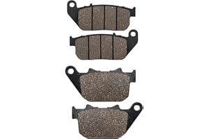 Cnornus Pastiglie Freno Anteriore e Posteriore per Harley XL 883C Sportster Custom 2004-2010 XL 883 Sportster STD 2004-2008 XL 1200 C Sportster 2004-2013