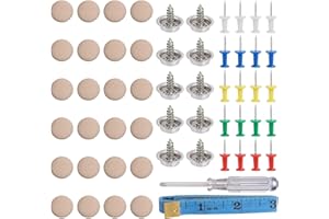 YEELIV Ciel de Toit Voiture, Ciel de Toit, 65 PCS Bouton d’Outils de Toit de Voiture, Boucle de Toit de Voiture, Rivets de Réparation de Toit de Voiture avec Toutes les Voitures