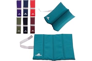 OUTDOOR WORLD BE ACTIVE Outdoor World Tapis d'assise Pliable – Isolation Thermique, imperméable, résistant à l'humidité, Coussin de siège Portable – Coussin d'assise léger pour Camping, randonnée, pêche, Plage (Sarcelle)