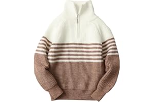 Happy Cherry Pull Tricoté pour Garçon Casual Chandail Manches Longues Chaud Pullover Manteau tricoté Enfant Fille Garçon 120-170