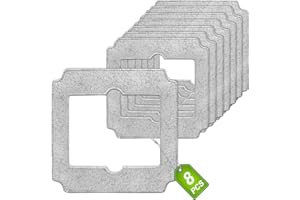 Chuancheng Paquete de 8 Paños de Limpieza Lavables para ECOVACS Winbot Mini, W-CC02-0012, Accesorios de Repuesto para Robot Limpiador