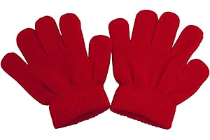 UNIVERSAL TEXTILES Childrens/Kids Winter Magic Gloves (One Size) (Red)