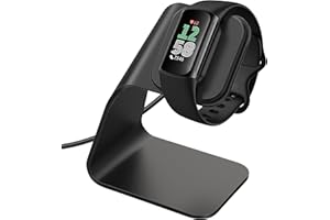 CAVN Charger Compatible with Fitbit Charge 6/Charge 5/Luxe, Portable Charger Stand Cable Replacement Charger Charging Dock Charge 6 Charger Stand with Charger Cable for Charge 5/Luxe Activity Tracker