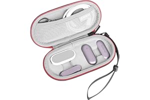 RLSOCO Custodia per PLAUD NotePin Registratore vocale IA, custodia da viaggio per PLAUD NotePin, cavi di ricarica, braccialetto, cordino, pin magnetico, clip e dock di ricarica(Solo Custodia)