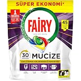 FAIRY Mucize Bulaşık Makinesi Deterjanı Kaps&uuml;l&uuml;/Tableti 45 Yıkama