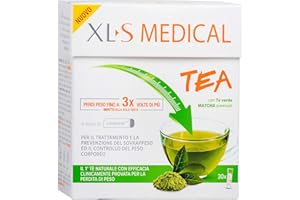 Xls Medical Tea Estratto di Tè Matcha per la Perdita di Peso, 10 Giorni di Trattamento, 30 Stick