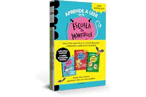 Aprender a leer en la Escuela de Monstruos - Pack con los libros 1, 2 y 3: En letra MAYÚSCULA para aprender a leer (Libros para niños a partir de 5 ... (libros para niños a partir de 5 años)
