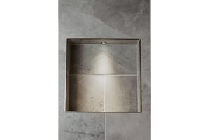 my own brand Shower Niche Light – Waterproof, Bathroom Lighting Kit, Wetroom Alcove Recess, Mini Recessed Downlight for Tiled Shower Shelf, Low Voltage, Warm White, Cool White.