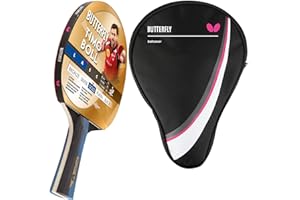 ‎BUTTERFLY Butterfly® Timo Boll Gold Tischtennisschläger | Tischtennis Racket Bat TT Profi Wettkampfschläger für geüpte Spieler | hohe Qualität | ITTF zertifizierter Pan Asia Belag | konkave Griffform