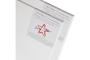 Art-Star 2 telai con cunei da 70 x 120 cm, tele su telaio da 70 x 120 cm, 100% cotone da ± 280 g/m², doppio innescato, telaio con tela