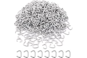 Keadic Assortiment de 1000 anneaux galvanisés pour porc, anneaux de rembourrage professionnels, kit d'installation pour coussins de meubles, amortisseurs élastiques, caissons de viande et de saucisses