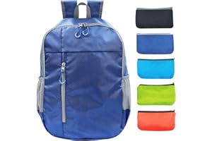 CHEESANHERR Mochila Plegable Ultraligera, Mochilas Trekking 20L, Mochila Senderismo Pequeña de Marcha Montaña Excursiones Deporte Acampar Viaje para Hombre Mujer