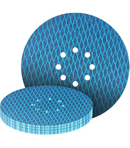 30 Pezzi Dischi Abrasivi 225 Mm 8 Fori Rotondi Di Carta Vetrata