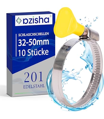 4 Colliers De Serrage Metallique Inox 60-80Mm Colliers Serrage