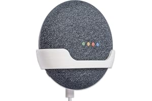 P3D-Lab Wall Mount for Google Home Mini, Google Home Mini Wall Bracket - Full, White - 3 Years Warranty - Made in UK