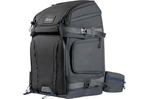 Sklon Zaino per scarponi da sci e snowboard - Espansione da 55-65 litri - Zaino impermeabile per sport invernali per trasportare la tua attrezzatura da sci e snowboard con stile