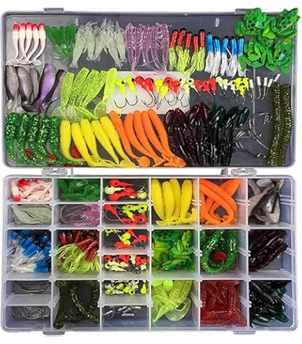 RoseFlower Kit Esche Da Pesca 146Pezzi - Cucchiaini Artificiali Per Trota, Persico, Luccio - Foto 11