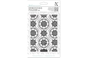 Xcut A6 Embossing Folder Ornate Foliage, DIY Arts & Craft Accessories, Card Making Supplies, Embossing Decoration, Scoring Supplies & Crafting Tool Accessories, Scrapbooking, Embossing Ink Pads