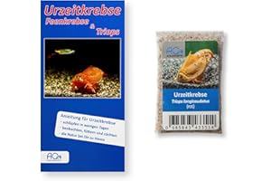 AQ4Aquaristik Triops longicaudatus (rot) ca. 100 Urzeitkrebse Eier RARITÄT - mit Anleitung