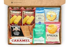 SWEETIEPOST Scottish Letterbox Hamper | Scotland Food Treat Gift Box Hamper | Scottish Gift Present | Edinburgh | Best of Scotland