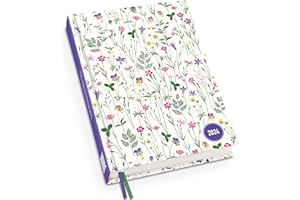 ‎DUMONT KALENDERVERLAG Lovely Flowers Taschenkalender 2024 - Blumen-Design - Terminplaner mit Wochenkalendarium - Format 11,3 x 16,3 cm