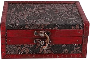 SNOWINSPRING Jcevium Treasure Box Treasure Chest for Gift Box,Cards,Gifts and Home Decor