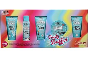 Dirty Works Body Buffet Gift Set | Pampering Bath & Body Skincare Set for Women | Great Gift Idea : Amazon.co.uk: Beauty
