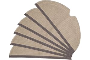 ‎LIEBCHEN liebchen 6 Stück Ersatz Wischtücher für Roborock S5 Max S5 S50 S51 S55 und für Roborock S6 MaxV S6 6X Mikrofasertücher für Staubsauger Saugroboter mit Wischfunktion