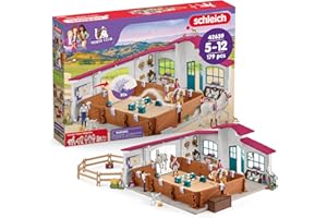 schleich HORSE CLUB | Arena Jeździecka Peppertree 42639 | z przeszkodami, padokiem i akcesoriami | prezent dla dziewczynek i chłopców | konie zabawki od 5 lat | zestaw 179 elementów