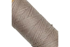 Linhasita, rocchetto di filo cerato, Linhasita 100 g, 170 m, 1 mm di spessore, in poliestere, macramè, 30 colori. 170 metros / 100 gr grigio