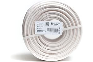 REVI Cable H05VV-F Manguera 3x2,5mm 50m (Blanco)