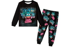 Pitevotur Five Nights Pyjamas Set Boys Girls Pajamas Cartoon Kids Pjs Set Sleepwear 3-11 Years