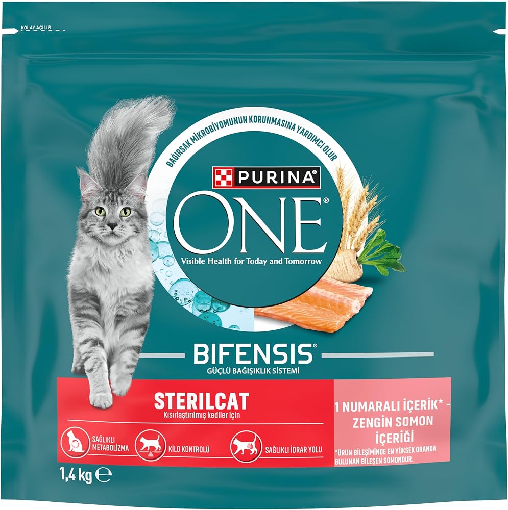 Purina ONE Sterilcat Somonlu Kısırlaştırılmış Kuru Kedi Maması 1.4 kg