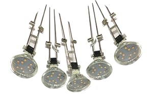 ‎DAPO Moderne LED-Seilsystem-Strahler-Spotleuche-Schienensystem 5 x 3 Watt Decken-Wand-Schaufenster-Leuchte Spotlampe Spotligh (5 -flammig)