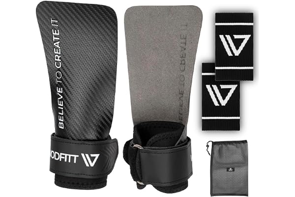 WODFITT Manique Crossfit | Gants Cross Training | Gants Crossfit pour Homme et Femme | Grip Antidérapants | Protège-Mains pour Haltérophilie, Tractions, WOD