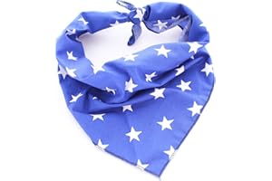 Pet Pooch Boutique Bandana Star para Perro, pequeño/Mediano, Color Azul