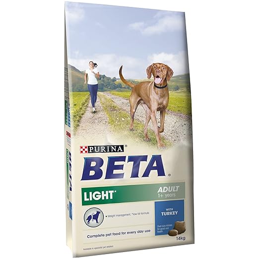 Purina Beta Light Adult 14kg Turkey Dry Low Fat Dog Food Healthy Kibble