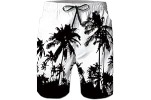 Fanient Męskie spodenki kąpielowe 3D drukowanie szorty kąpielowe graficzne szorty plażowe szybkie suche spodenki kąpielowe wypoczynek z kieszenią