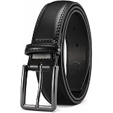 CHAOREN Men's Leather Belts, Men's Belt 35 mm Business and Casual | Buckle Resisten, Premium Leather, Formal Dress, Casual Je