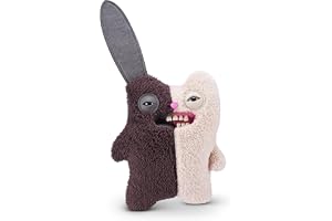 Fuggler Misfit Monsters 9"-Series 1-Plush(Rabid Rabbit & Old Tooth-Brown & Beige), 15726G
