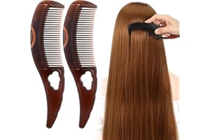 APLZGMG 2 Stücke Schuppenkamm,Bequemer Massagekamm, Kopfhaut Kamm, Hohlzahn Schuppenentfernung mit Selbstreinigenden Hohlen Zähnen & Massagegriff,für Frauen Männer Reduziert Juckreiz