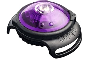 Orbiloc 393342/2937 Dog Dual Safety Light Hundelicht mit Befestigungsgummi, purple